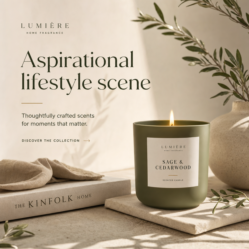 Instagram ad example: Aspirational lifestyle scene
